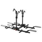 Young 4-Bike Rack Hitch Mount Platform Style Carrier for Cars Trucks SUVs Minivans with 2" Hitch Receiver, 4 Bikes X 40 lbs (160 lbs Total) Load Capacity for 2" Receiver
