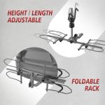 CRINDAR 2-Bike Rack Hitch for Car, 160 Lbs Hitch Mount Platform Style Bicycle Carrier, Smart Tilting & Easy Fold for Car SUV Truck RV with 2”Receiver, Bike Rack Fits Up to 5-Inch Fat Tire E-Bikes