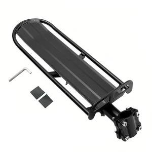 ThreeH Retractable Bike Luggage Cargo Rack Aluminum Alloy Bicycle Pannier Bag Holder Easy to Install BK41