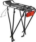 Takelablaze Rear Bike Rack Bicycle Carrier Rack Bicycle Pannier Rack Back Cargo Rack for 26" - 28" Frames with Hardware and Reflector, Black