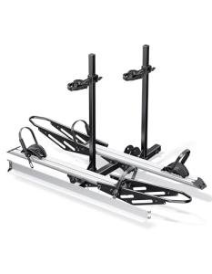 Young Hitch Mount Bike Rack with Ramp, 200 lbs. Capacity for 2 E-Bikes, Fat Tire and Standard, fits Cars, SUVs, RVs, Trailers with 2 Inch Receiver