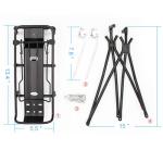 Takelablaze Rear Bike Rack Bicycle Carrier Rack Bicycle Pannier Rack Back Cargo Rack for 26" - 28" Frames with Hardware and Reflector, Black