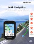 iGPSPORT BSC300T Wireless Bike Computer GPS, Touchscreen Offline MAP Navigation Off Course Warning Compatible with Insta 360, for Ebike Road Bike MTB (BSC300T Bundle)