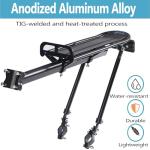 YONTUO BCR11:Rear Bike Rack,Bike Cargo Rack,Aluminum Alloy,Large Size Reflective,Retractable,Universal,Height Adjustable