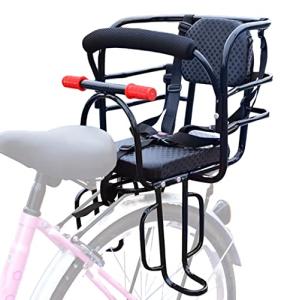 Bwcece Rear Kid's Bike Seat,Back Mount Child Bike Seat Attachment for Adult Bike,Outdoor Bike Seat for Children,Toddlers,and Kids (Up to 110lb)
