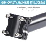 YONTUO BCR11:Rear Bike Rack,Bike Cargo Rack,Aluminum Alloy,Large Size Reflective,Retractable,Universal,Height Adjustable