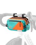 ROCKBROS Bike Handlebar Bag Large Capacity Bicycle Handle Bar Bag Quick Release Bike Front Bag Bike bag with Shoulder Strap Cycling Accessories for Men Women