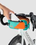 ROCKBROS Bike Handlebar Bag Large Capacity Bicycle Handle Bar Bag Quick Release Bike Front Bag Bike bag with Shoulder Strap Cycling Accessories for Men Women