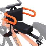 SHIAOBYC Kids Bike Seat Child Bike Seat Bicycle Seats for Children 2-5 Years Front Mount Kid Bicycle Seat Kids Bicycle Seats with Foot Pedals Front Mount with Handlebar Attachment Detachable