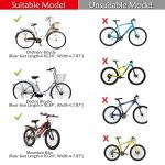 Bwcece Rear Kid's Bike Seat,Back Mount Child Bike Seat Attachment for Adult Bike,Outdoor Bike Seat for Children,Toddlers,and Kids (Up to 110lb)