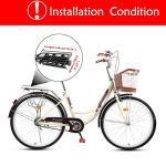 Bwcece Rear Kid's Bike Seat,Back Mount Child Bike Seat Attachment for Adult Bike,Outdoor Bike Seat for Children,Toddlers,and Kids (Up to 110lb)