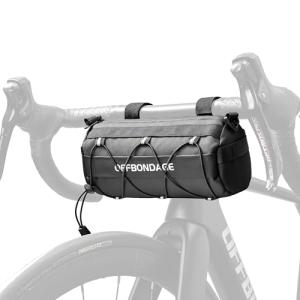 OFFBONDAGE Bike Handlebar Bag for Bicycle Front Storage Bag Waterproof Shoulder Bag with Shoulder Strap for Road Mountain Bike Bikepacking