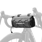 OFFBONDAGE Bike Handlebar Bag for Bicycle Front Storage Bag Waterproof Shoulder Bag with Shoulder Strap for Road Mountain Bike Bikepacking