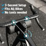 OFFBONDAGE Bike Handlebar Bag for Bicycle Front Storage Bag Waterproof Shoulder Bag with Shoulder Strap for Road Mountain Bike Bikepacking