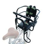 Bwcece Upgraded Rear Child Bike Seat,Back Mount Kid's Bike Seat with Foot Pedals Back Rest Handrail, Designed for Children Aged 18 Month to 8 Years Old,Easy Installation