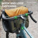 ROCKBROS Bike Handlebar Bag Waterproof Cycling Pouch 24L Bicycle Front Storage Pouch Bag with Shoulder Strap