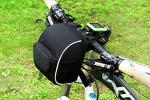 Disconano® Cycling Bike Bicycle Handlebar Bags Front Baskets Black with Rain Cover