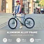 VIRIBUS 28" Lightweight Hybrid Bike for Tall Men