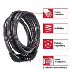 Master Lock Cable Bike Lock, 2 Pack