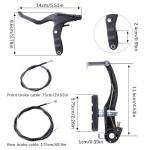 Complete Aluminum Alloy Bike Brake Set with Tools