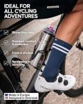 Danish Endurance Cushioned Crew Cycling Socks, 3 or 5 Pack