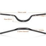 31.8mm Riser Handlebar for Mountain Bikes