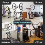 Portable Adjustable Bicycle Stand for Indoor Storage