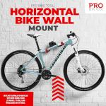 Horizontal Bike Wall Mount Rack for One Bicycle