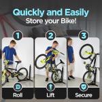Portable Adjustable Bicycle Stand for Indoor Storage