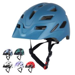 Adjustable Kids Bike Helmet with Visor & Light