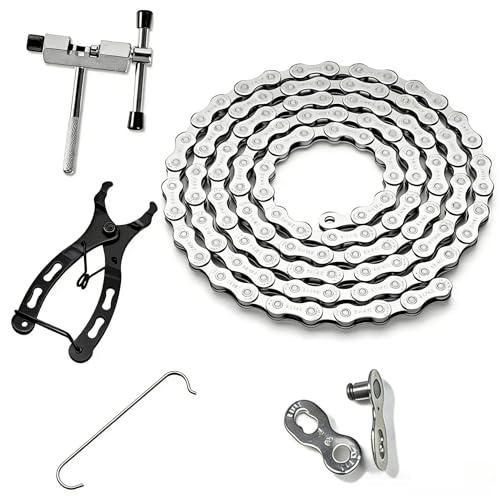 CUEQQY 6/7/8 Speed Bike Chain Replacement Kit