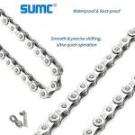 CUEQQY 6/7/8 Speed Bike Chain Replacement Kit
