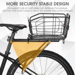 ANGGOER Rear Bike Rack with Basket and Accessories