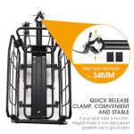 ANGGOER Rear Bike Rack with Basket and Accessories