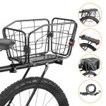 ANGGOER Rear Bike Rack with Basket and Accessories
