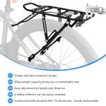 Upgraded Rear Bicycle Cargo Carrier Rack 2025
