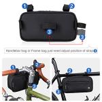 Rhinowalk Waterproof Bike Handlebar Bag, Multifunctional