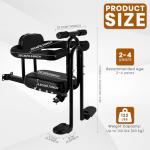 Front-Mounted Kids Bike Seat with Foot Pedals