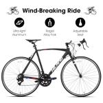 HILAND 700C Lightweight Road Bike with 14 Speeds