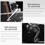 SAVADECK Lightweight Carbon Fiber Road Bike