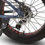 HH HILAND 20 Inch Kids' Bicycles Fat Tire Mountain Bike for Boys and Girls Age 5 + Years, 7-Speed, Dual-Disc Brake, Kids Beach and Snow Bicycle Blue