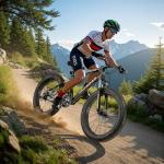 MarKnig 26 inch Fat Tire Mountain Bike with 4 inch Knobby Tires, 21 Speed MTB with Dual Disc Brake for Adults, Anti-Slip Bicycle, Black