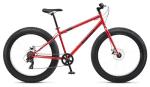 Mongoose Dolomite Fat Tire Mountain Bike, For Men and Women, 26 Inch Wheels, 4 Inch Wide Knobby Tires, 7-Speed, Adult Steel Frame, Front and Rear Brakes, Red
