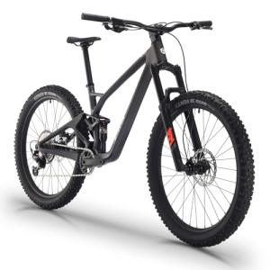 SAVADECK Carbon Fiber Soft Tail Mountain Bike All Terrain Suspension Off-Road Fox Front Fork and Adult Racing, Firepower Orange-M6100-12 Speed (Gray, 29 * 19)