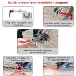 Dancongtea 27.5 Inch Full Suspension Mountain Bike, Front & Rear Shock Absorbers, Mechanical Disc Brakes, 21-Speed Steel Frame, for Men & Women, Outdoor & Fitness Cycling