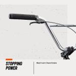 Mongoose Legion L60 Kids Freestyle BMX Bike, Intermediate Rider, Boys and Girls Bikes, 20-Inch Wheels, Hi-Ten Steel Frame, Micro Drive 25x9T BMX Gearing, Grey