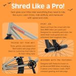 Retrospec Sesh BMX Bike for Kids - 20in Freestyle Bicycle with Pro-Level Features, Removable Axle Pegs & U-Brake - Durable Steel Frame Youth Bike with Shock-Absorbing Tires for Ages 6-13