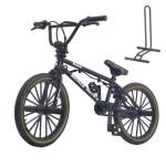 Ailejia Mini Metal Finger Bike Extreme Sports BMX Finger Bicycle Toys Game Set for Kids and Adults, Metal Bike Model Collections Decoration (BMX Black)
