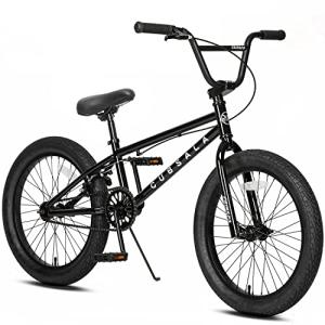 cubsala Freestyle BMX Bike, 20 Inch Kids Bicycle for 7-13 Years Old Kids and Beginner Level Rider, Black