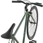 AVASTA Single-Speed Fixed Gear Urban Commuter Bike for Women and Men, Lightweight Unisex Fixie Bike, Flat Handlebar Flip Flop Hub City Road Bicycle, 58 Color Green